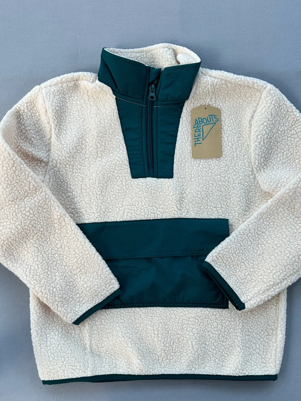 🎉5 for $45🎉 NWT There about fleece sweater jacket boys girls size 8